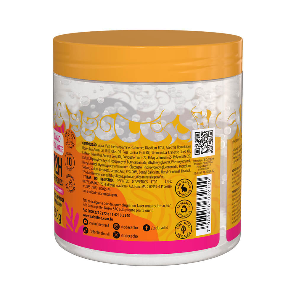 Composição e selos da Gelatina Salon Line Definição Extraordinária