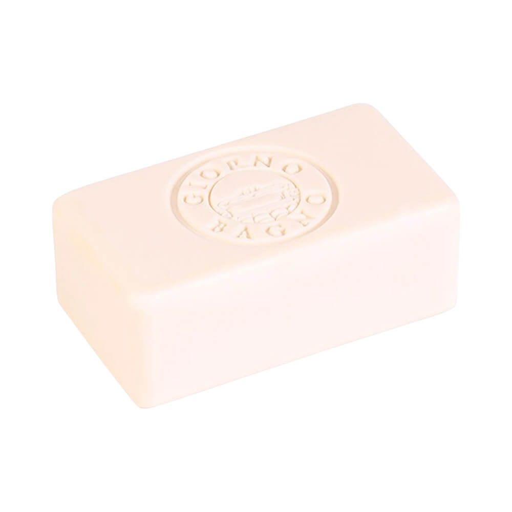 Sabonete Giorno Bagno creme com relevo do selo