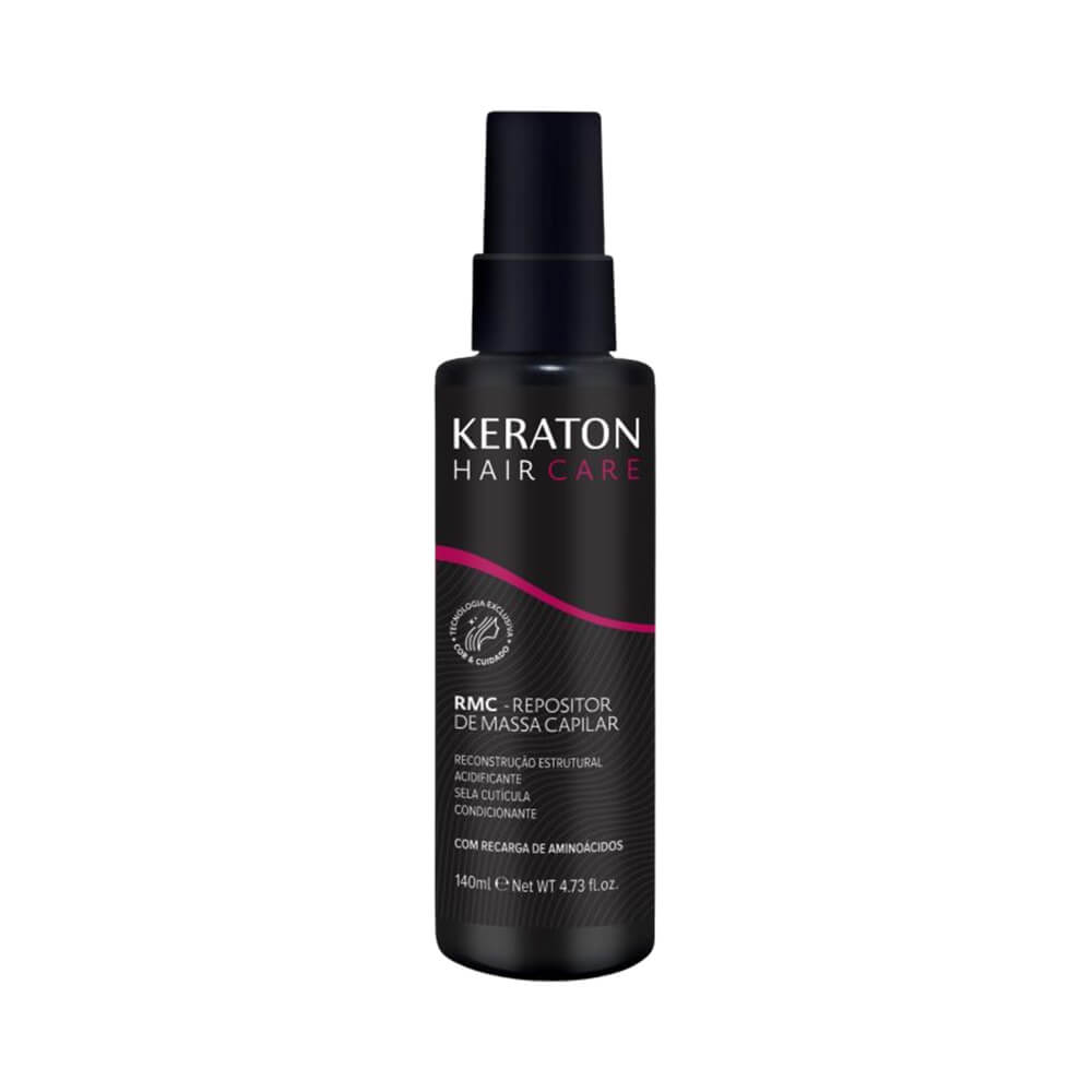 Frasco do Repositor de Massa Keraton Hair Care RMC 140ml