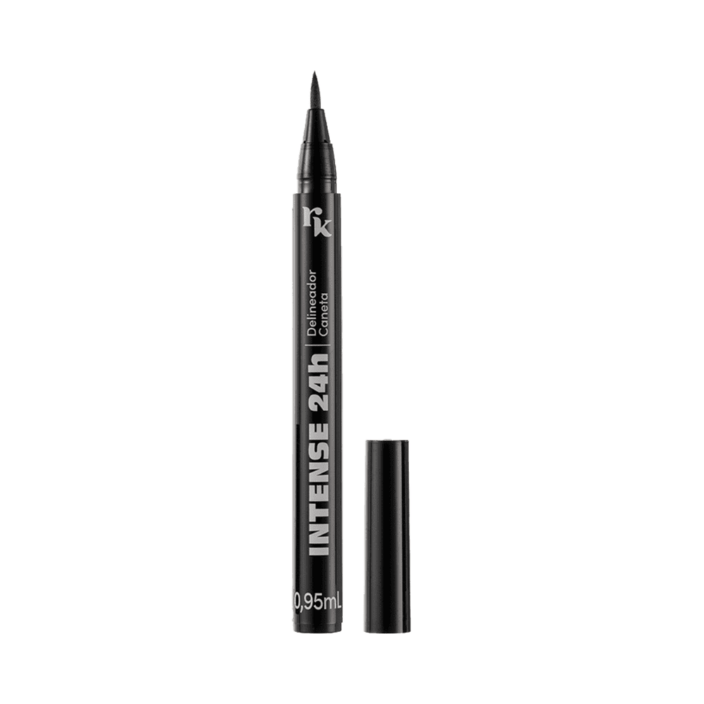 Close da caneta delineadora RK By Kiss NY Intense 24H destacando a ponta
