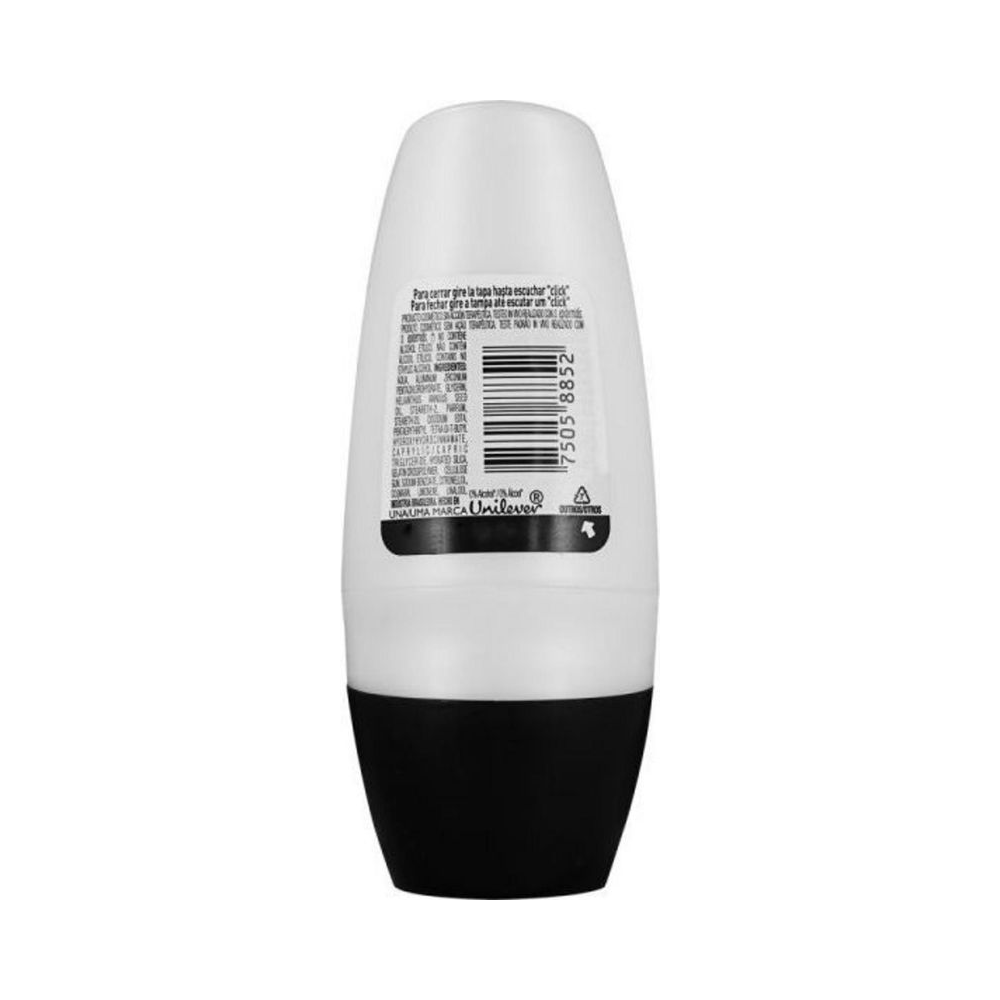 Desodorante Rexona Roll-on Men Invisible 50ml - traseira
