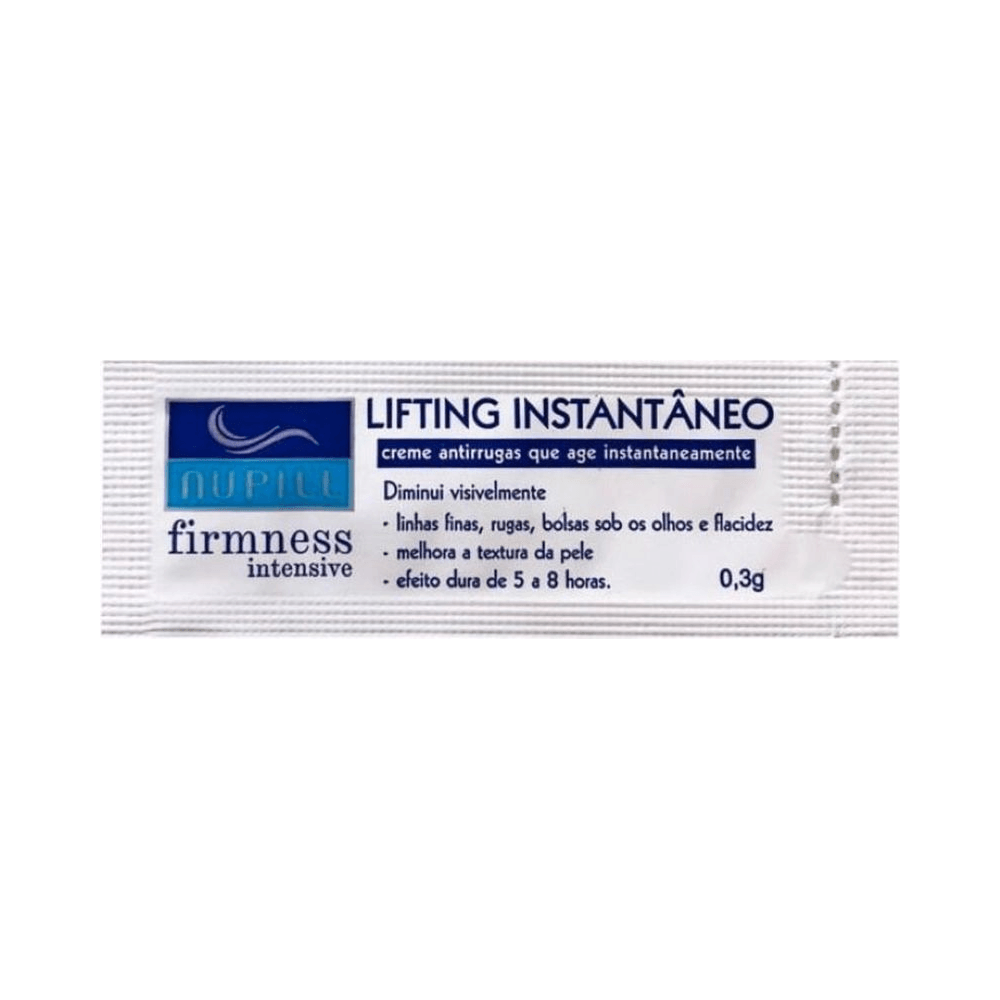 Sachê individual do Creme Nupill Antirrugas Lifting