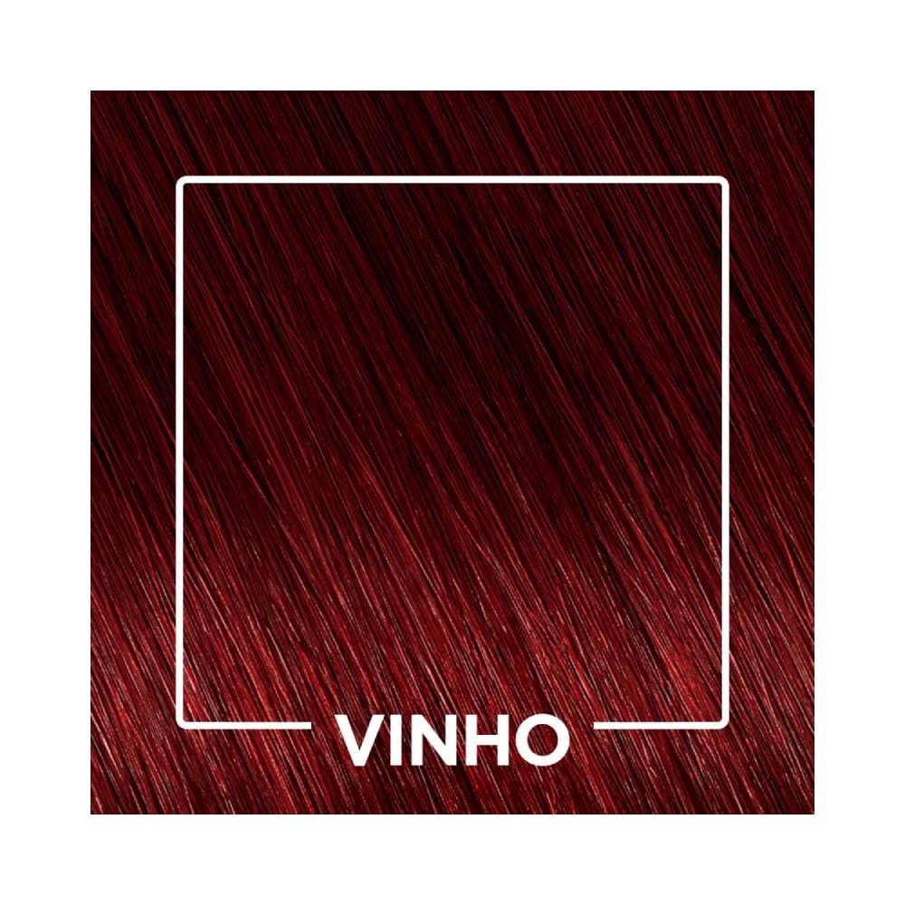 Amostra de cor vinho intenso com brilho