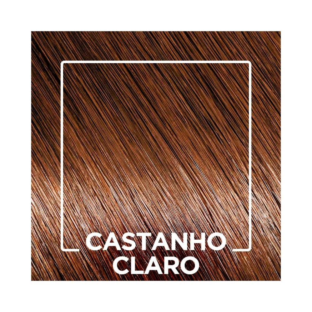 Amostra de cor Castanho Claro da Henna Himalaya
