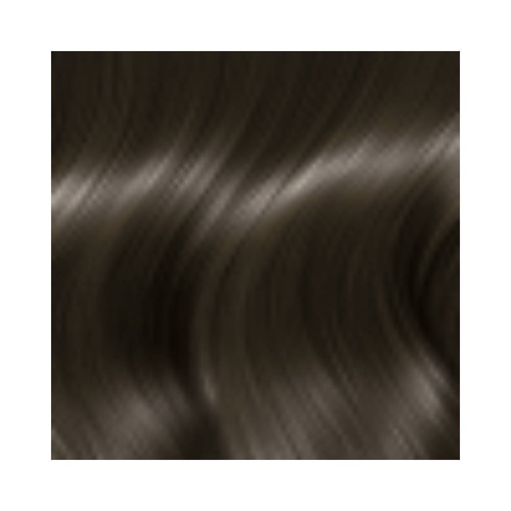 Amostra da cor Louro Escuro Marrom em cabelos cacheados com reflexos marrons