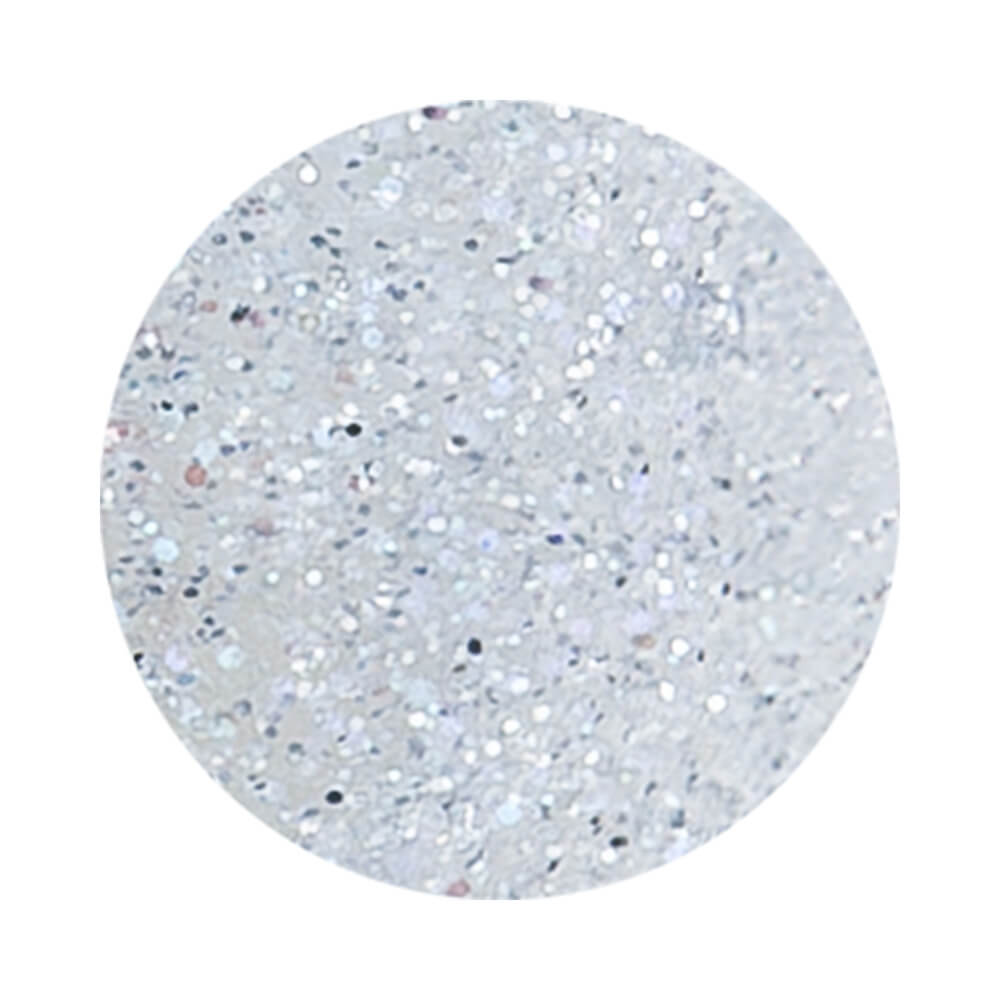 Textura do gloss com glitter prateado holográfico translúcido