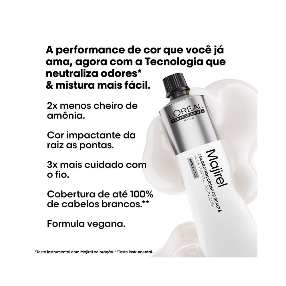 Tubo de coloração Majirel L'Oréal Professionnel 8.1 Louro Claro Acinzentado