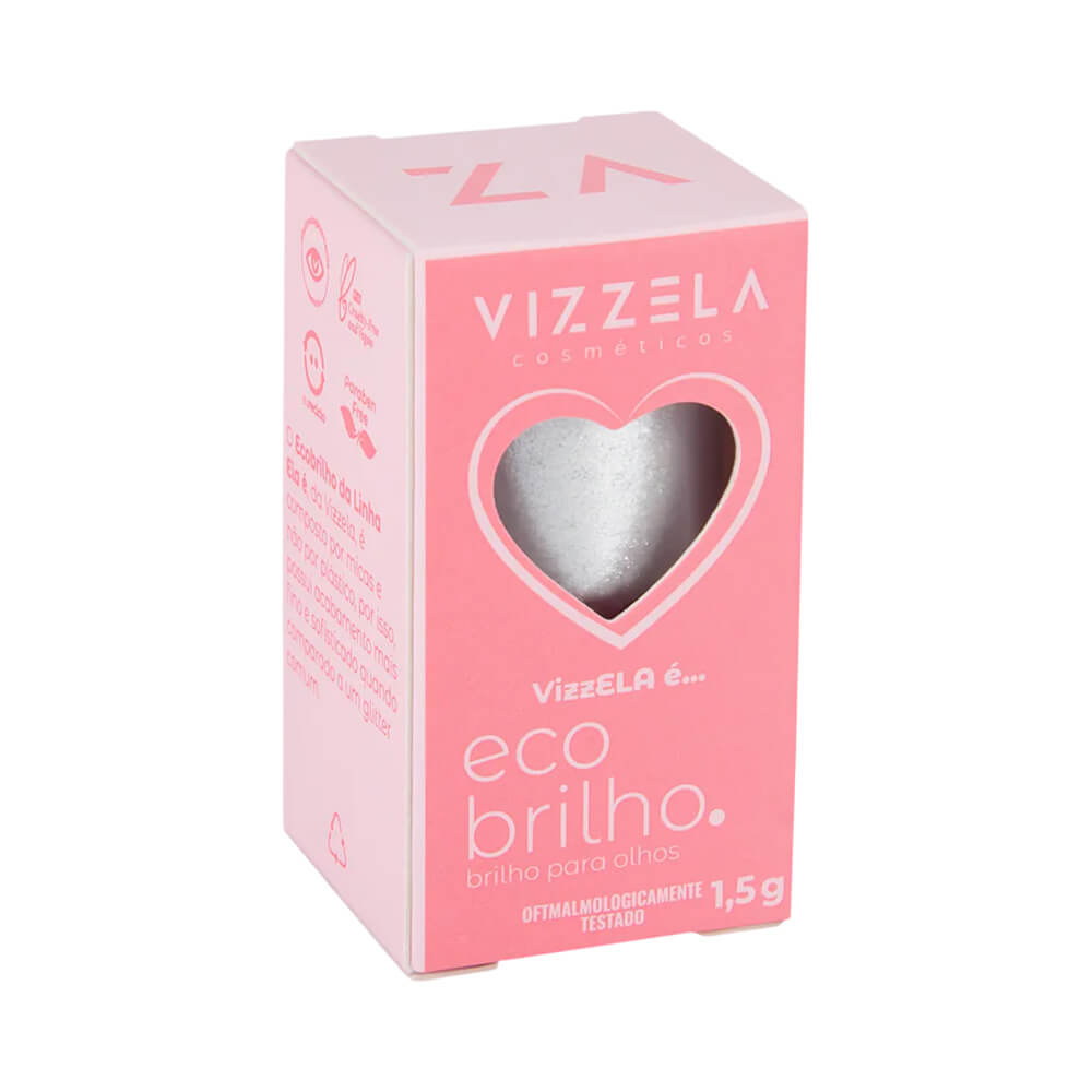 Embalagem rosa da Sombra Vizzela Eco Brilho Ela É Criativa 04