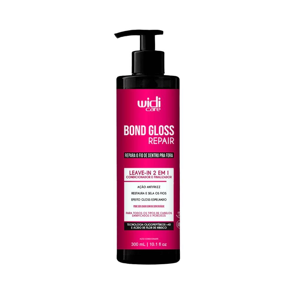 Frasco de Leave-In Widi Care Bond Gloss Repair 2 em 1 300ml