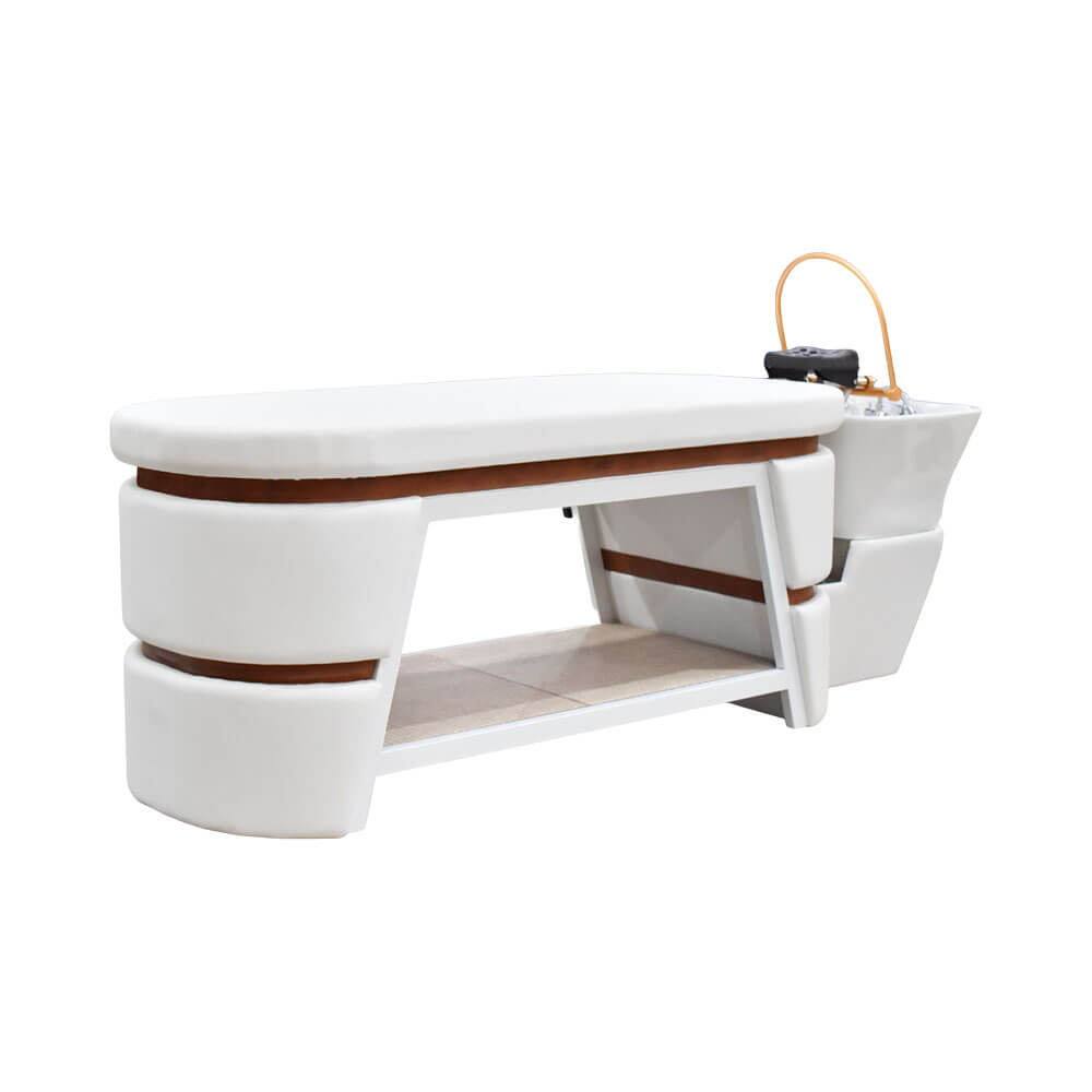 Lavatório Kixiki Spa Levitá vista lateral com espaço para armazenamento