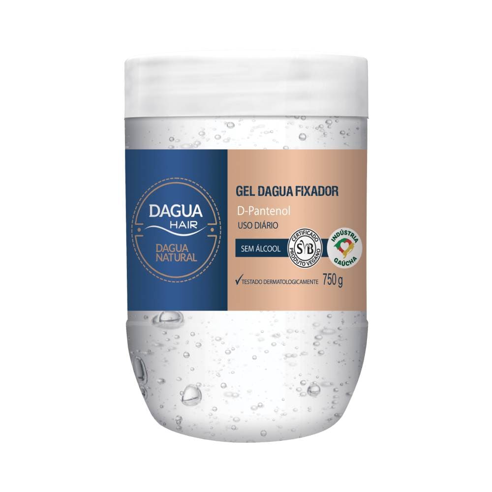 Gel Fixador D'água Natural D'pantenol 750g