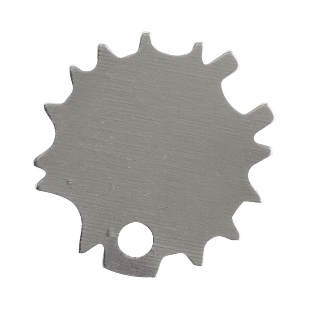 Detalhe do mecanismo da tesoura Proart Select Line Fio Laser 6 em aço inoxidável