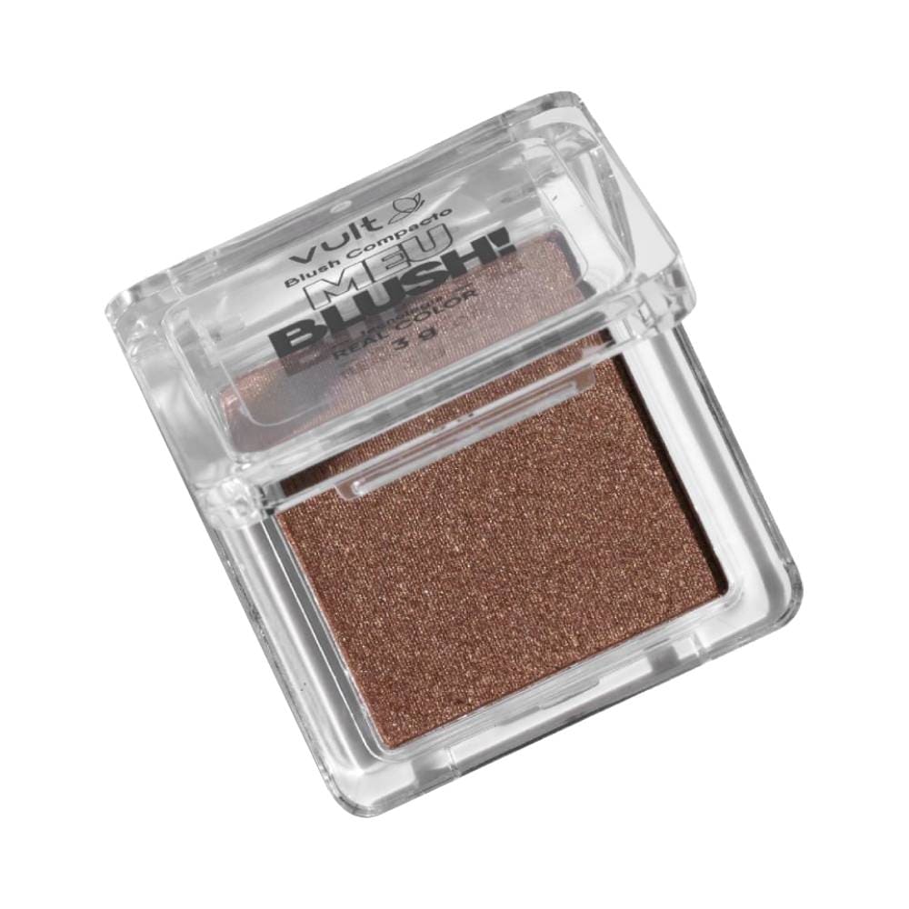 Blush Compacto Vult Golden Perolado 3g - imagem frontal da embalagem