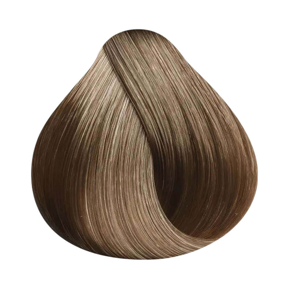 Amostra de cor louro claro cinza da coloração Keune Tinta Color 8.1