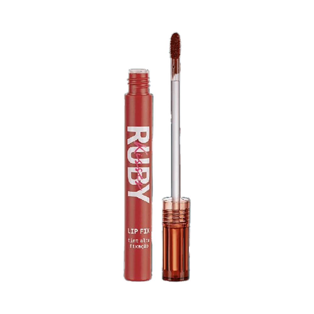 Aplicador do Lip Fix Tint Ruby Kisses Feeling Powerful com ponta de esponja