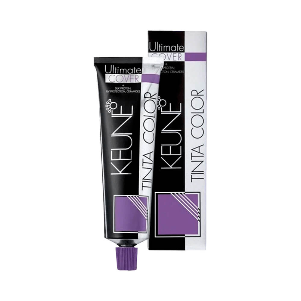 Embalagem e tubo da coloração Keune Tinta Color Ultimate Cover 5.00 Castanho Claro