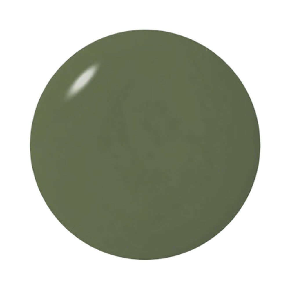 Cor do esmalte Impala Ju Paes Virando o Jogo Sorte Lançada verde oliva cremoso