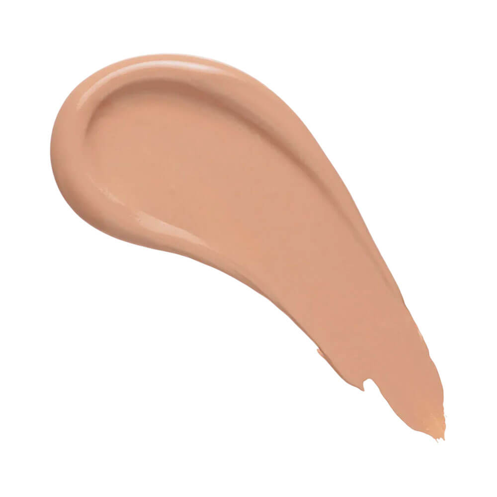 Amostra da cor bege médio da Base Líquida Payot Matte Alta Cobertura