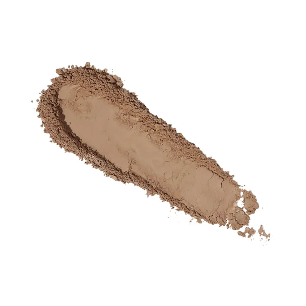 Close-up da textura fina e cor bege médio do Pó Compacto Payot Retinol 40