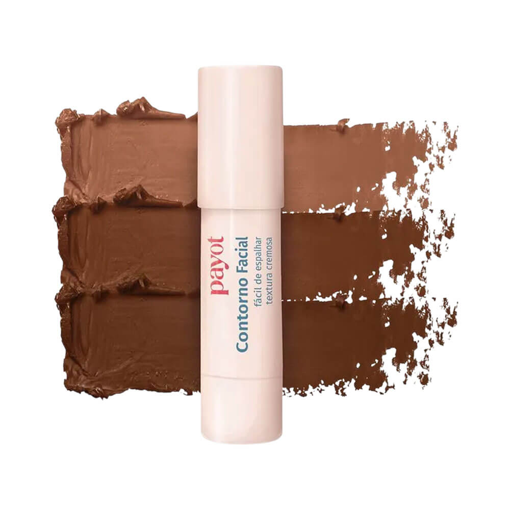 Contorno em bastão Payot 3 Escuro com variações de tom marrom ao fundo