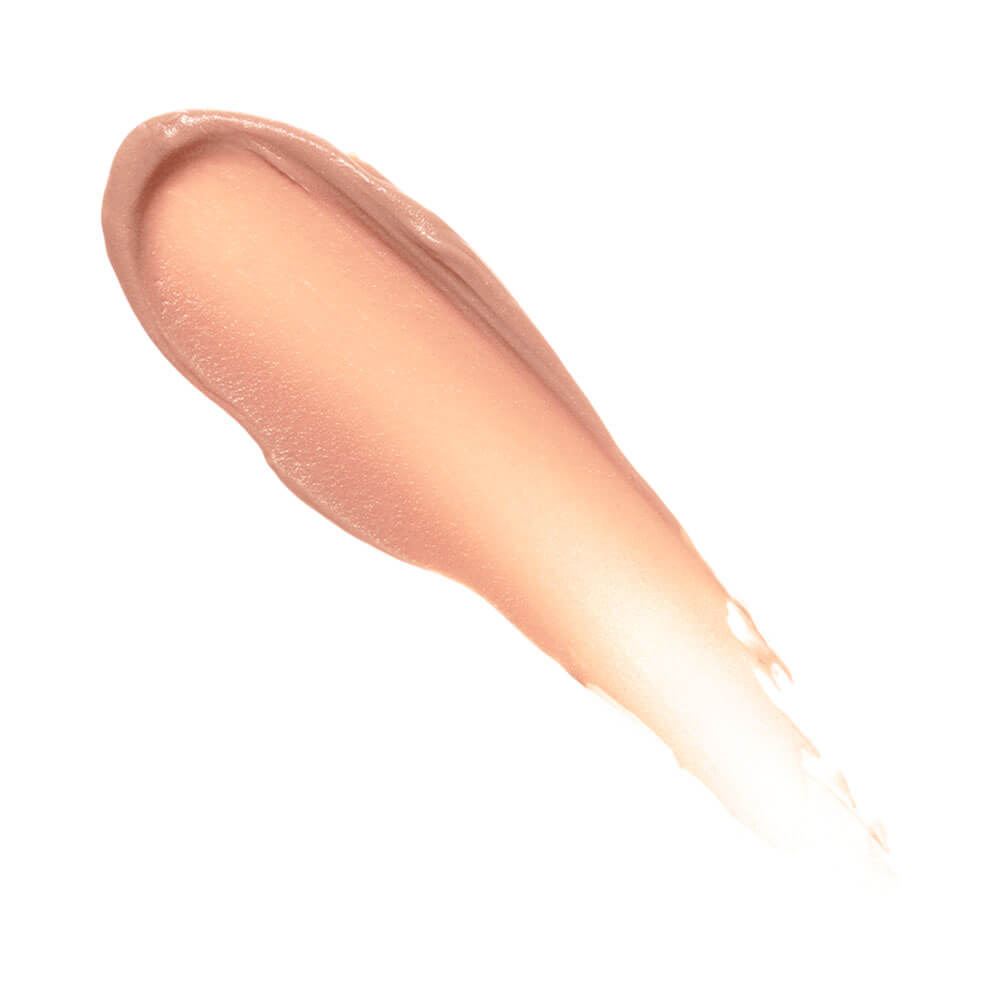 Textura cremosa do Primer Facial Payot Efeito Blur em tom bege rosado