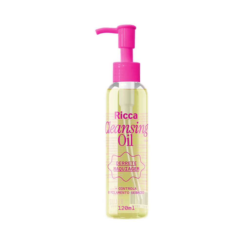 Cleansing Oil Ricca Derrete Maquiagem 120ml em destaque