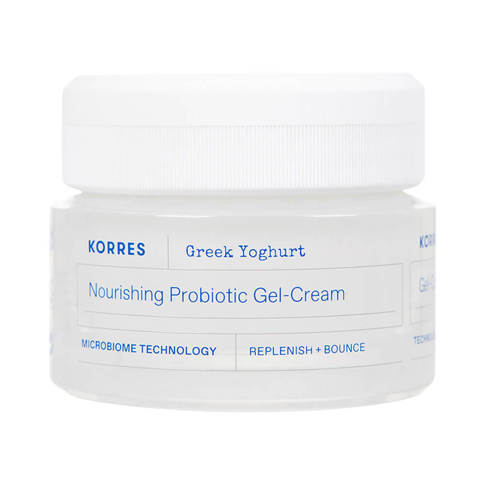 Pote do Gel Creme Facial Korres Greek Yoghurt Nutrição Probiótica 40ml