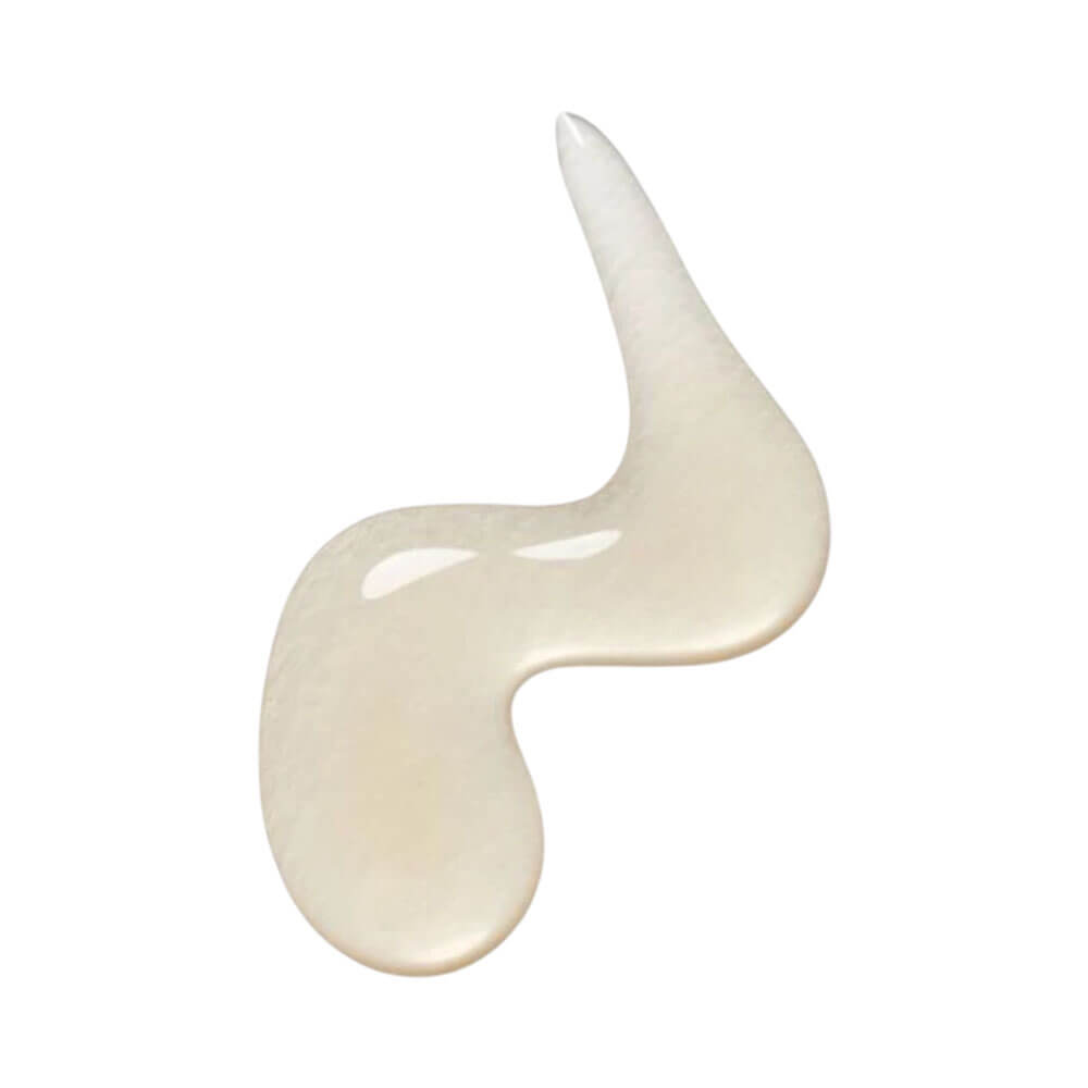 Gota do sérum facial Korres Black Pine Firmador + Lifting Antirrugas 30ml, textura translúcida e viscosa