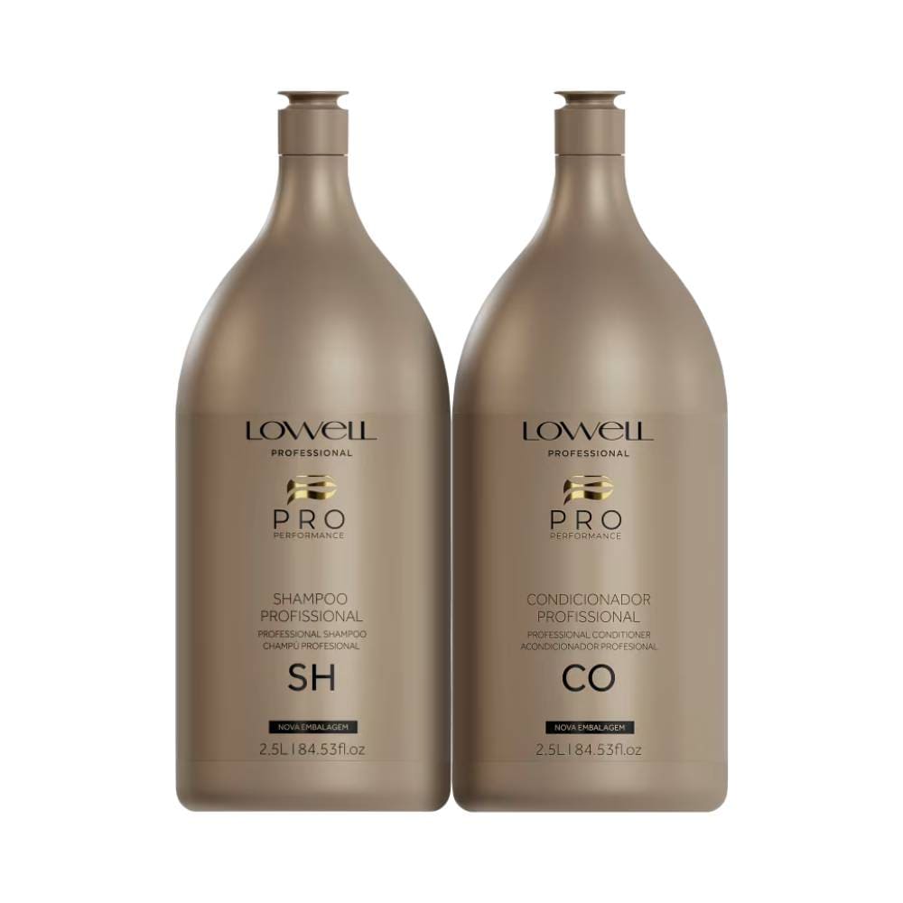 Kit Lowell Lavatório contendo Shampoo e Condicionador profissional 2,5L