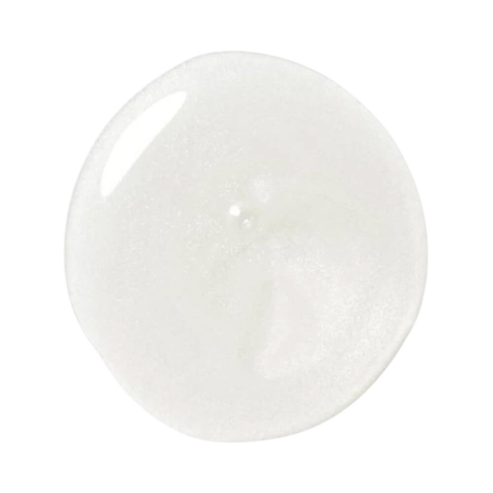 Gota translúcida do sérum facial Korres Greek Yoghurt Hidratação Ativa mostrando textura leve e brilhante