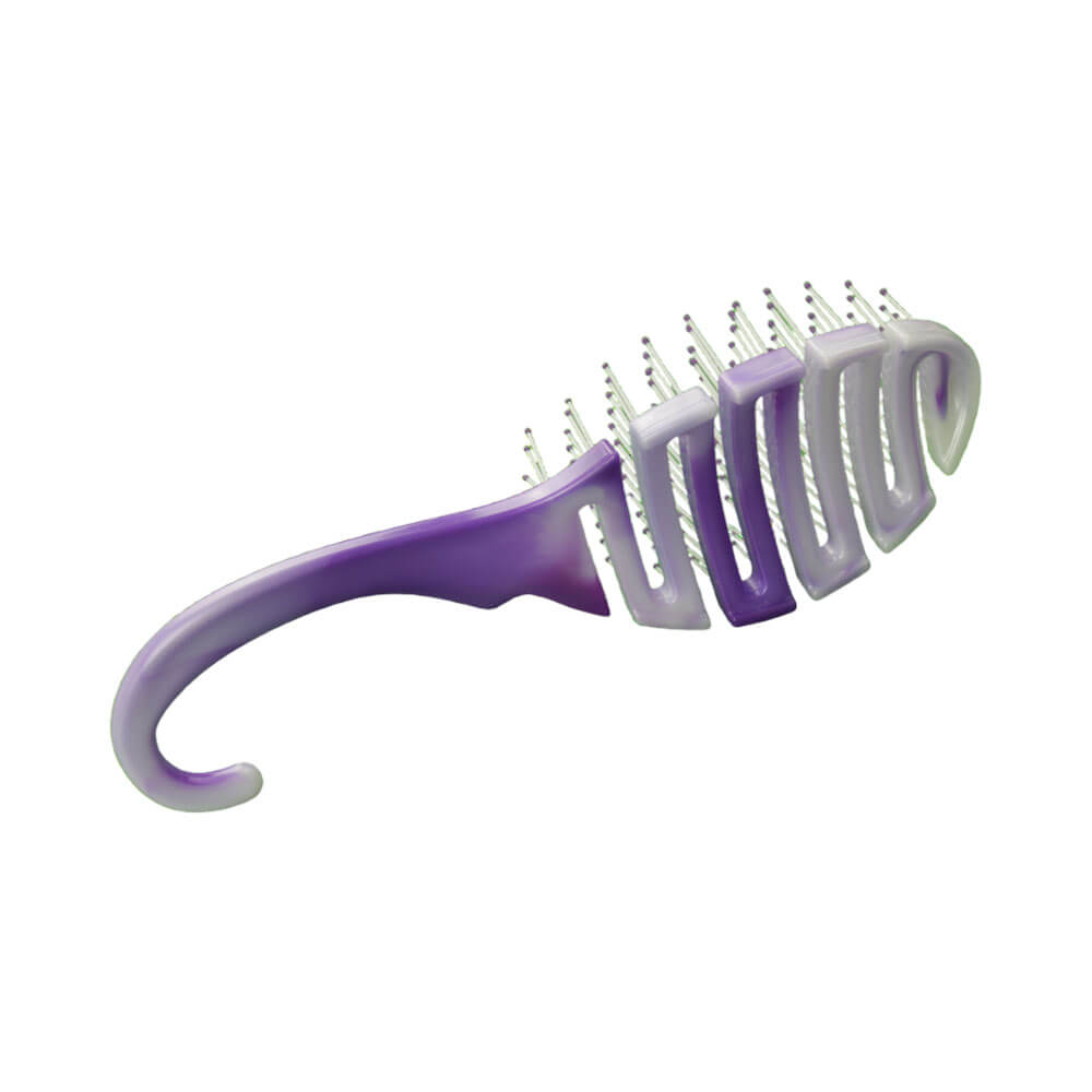 Escova Marilu Flex Banho 4249 mostrando a flexibilidade e cerdas arredondadas