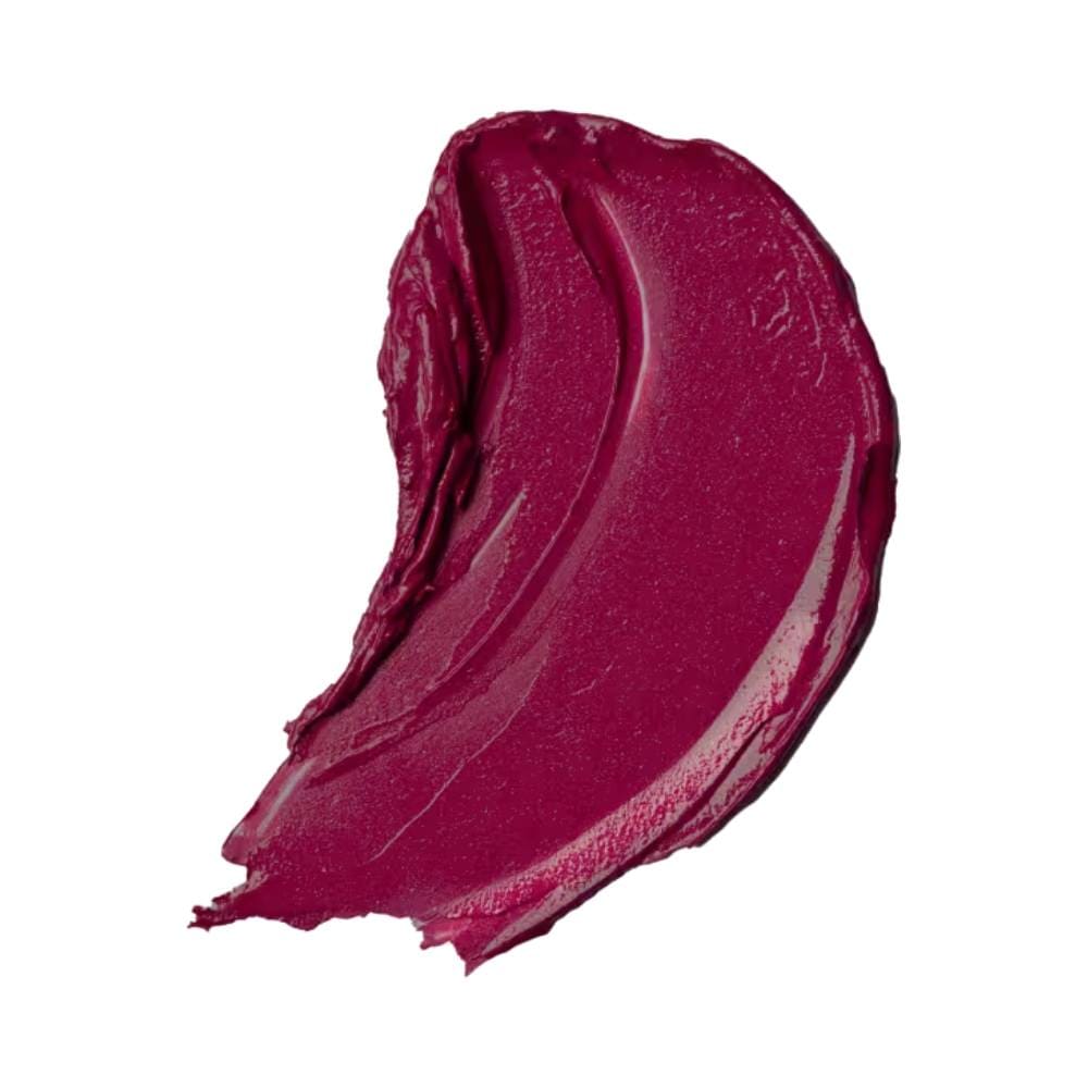 Swatch da cor amora do protetor labial Vult FPS15 mostrando textura cremosa e brilho.