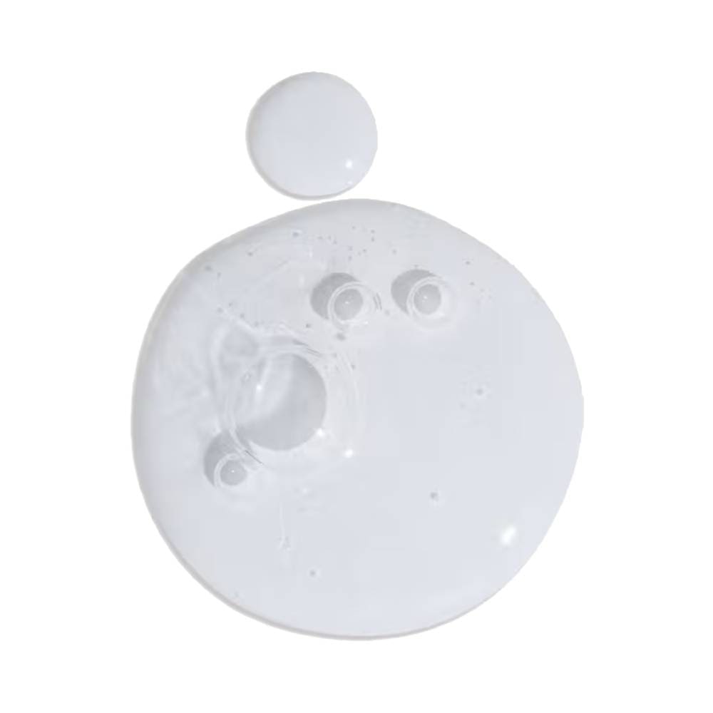 Textura do Gel de Limpeza Facial Vult Antiacne, gel transparente com bolhas