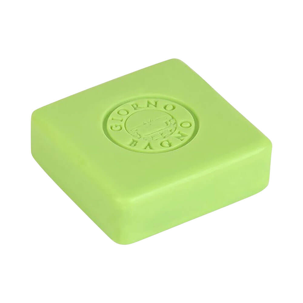 Sabonete Giorno Bagno Verbena e Sândalo verde claro com selo em relevo