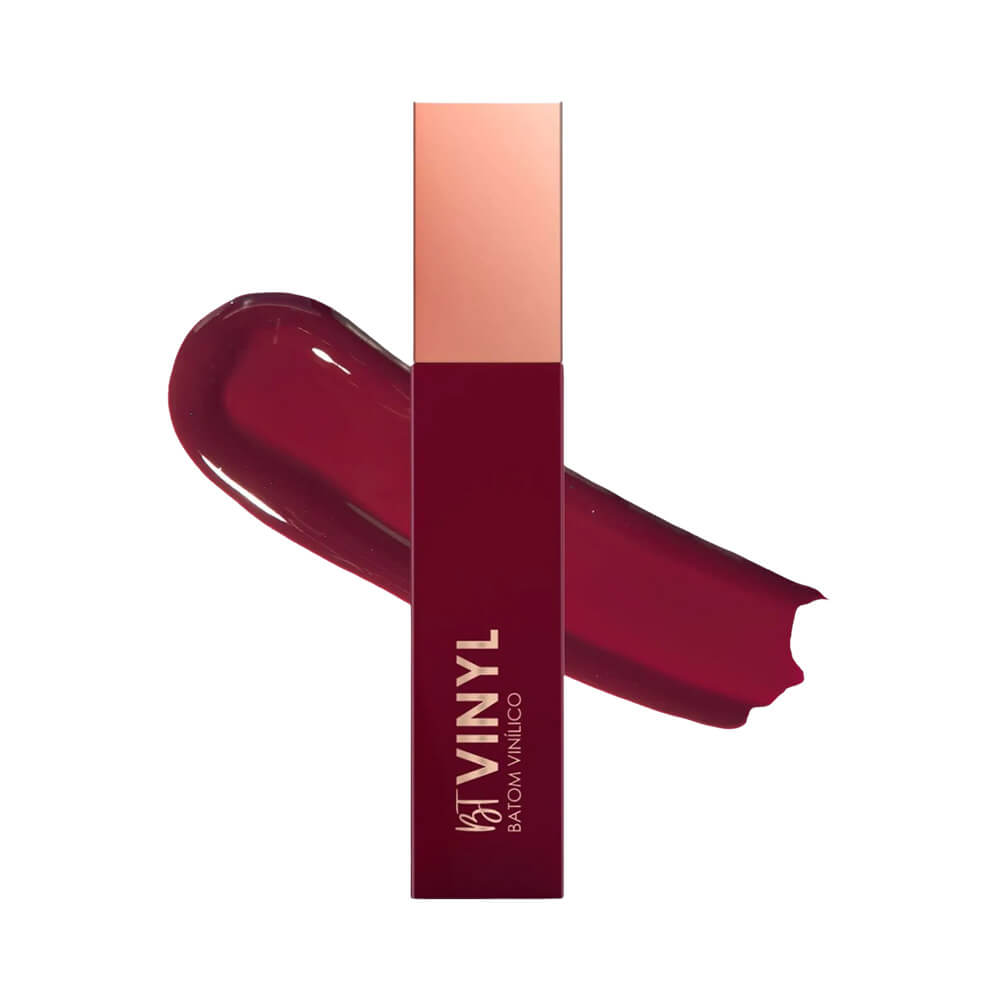 Batom líquido Bruna Tavares Vinyl Diana com cor vermelha intensa e textura brilhante