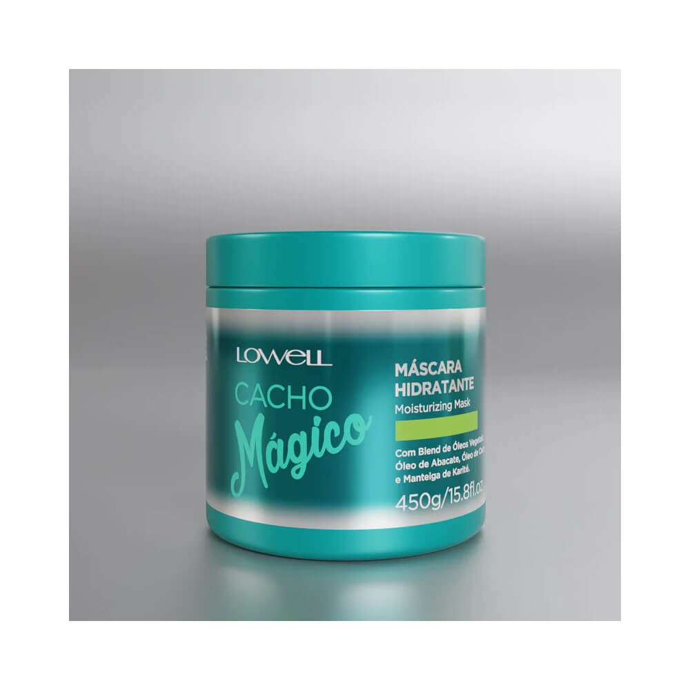 Pote fechado da Máscara Hidratante Lowell Cacho Mágico 450g
