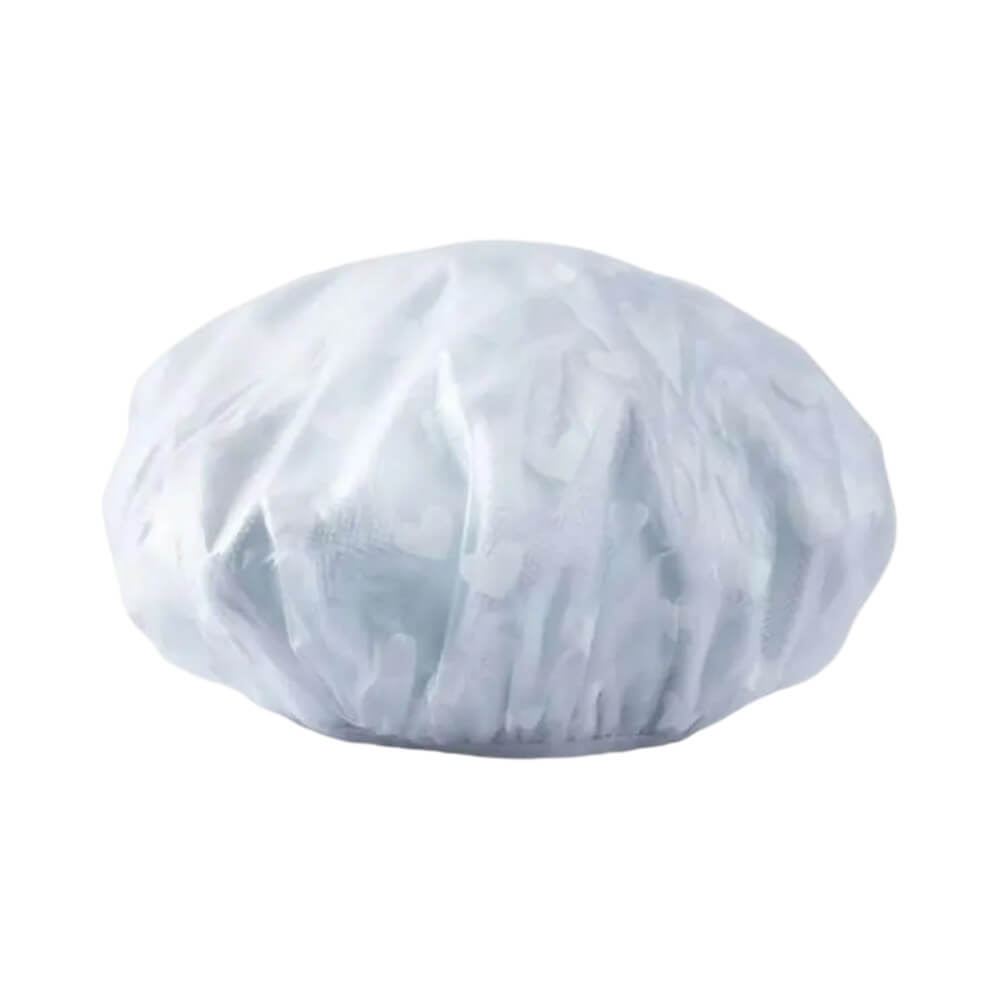 Touca de banho Landh's atoalhada vista de cima