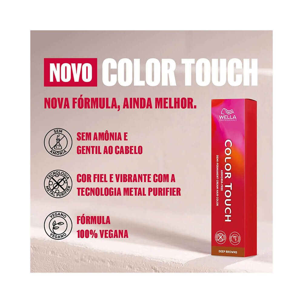 Embalagem do Tonalizante Wella Color Touch Deep Browns 8.71
