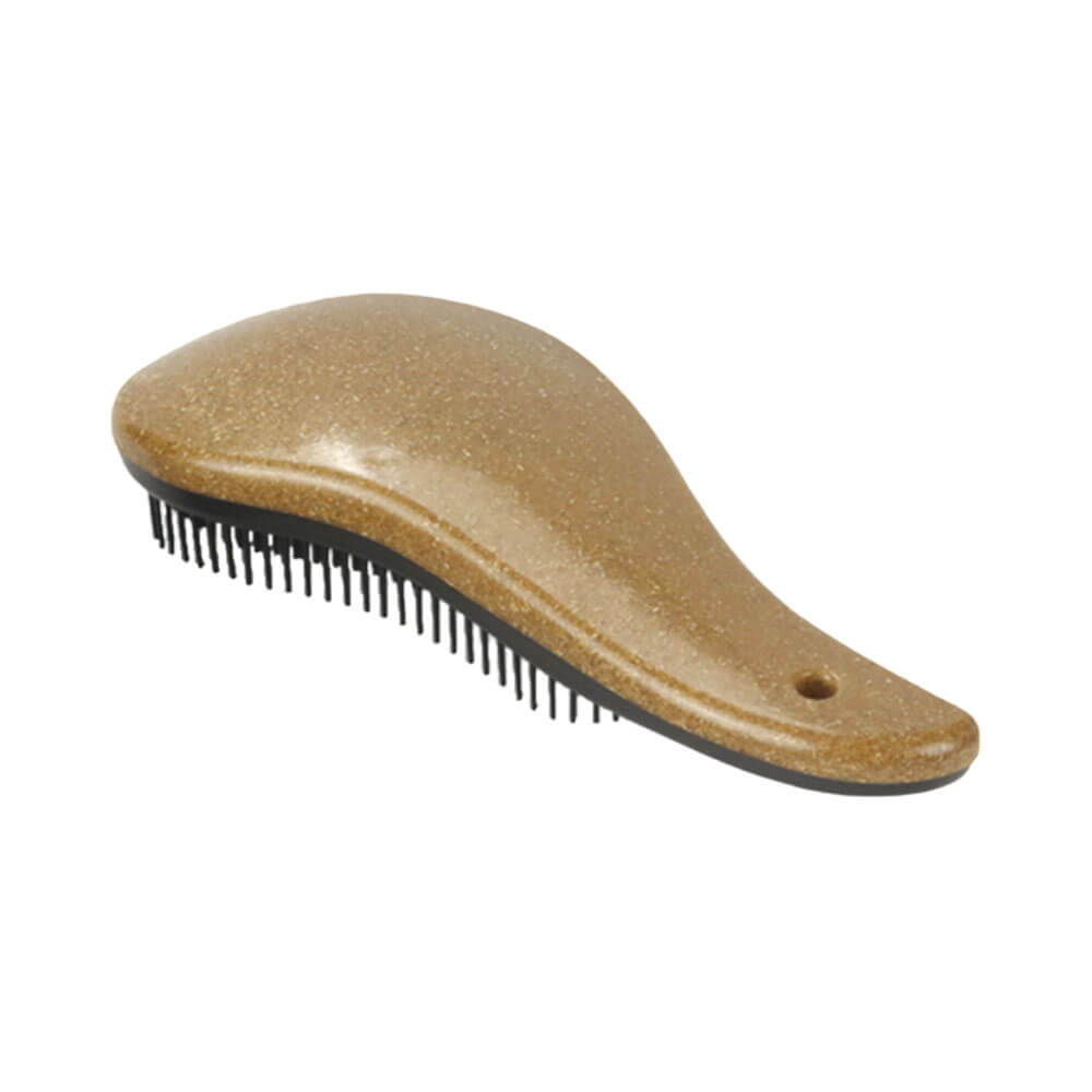 Escova Marilú Eco Line 0522 bege com cerdas pretas vista lateral