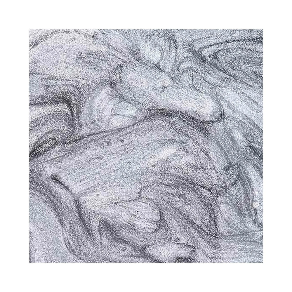 Textura e cor do esmalte Mohda Efeito Gel Luz de Prata com brilho metálico