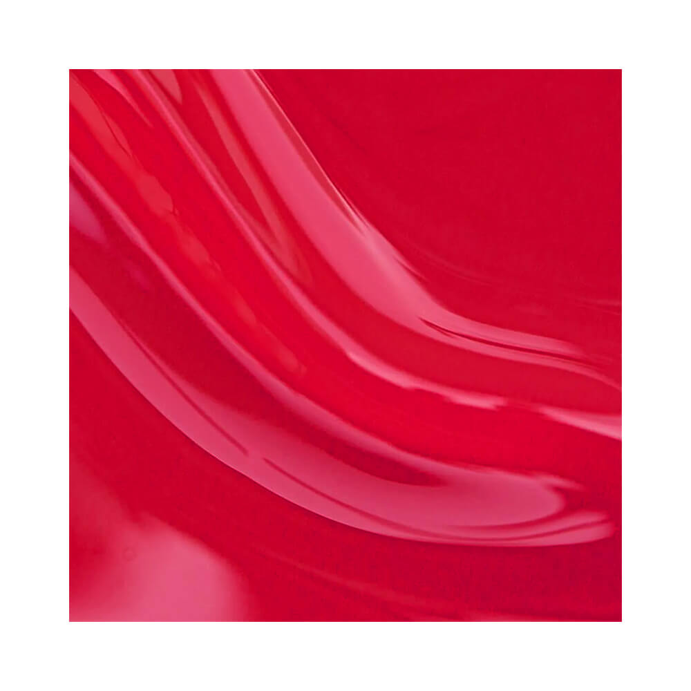 Close do esmalte Mohda Efeito Gel Viva Magenta mostrando textura cremosa e brilho intenso