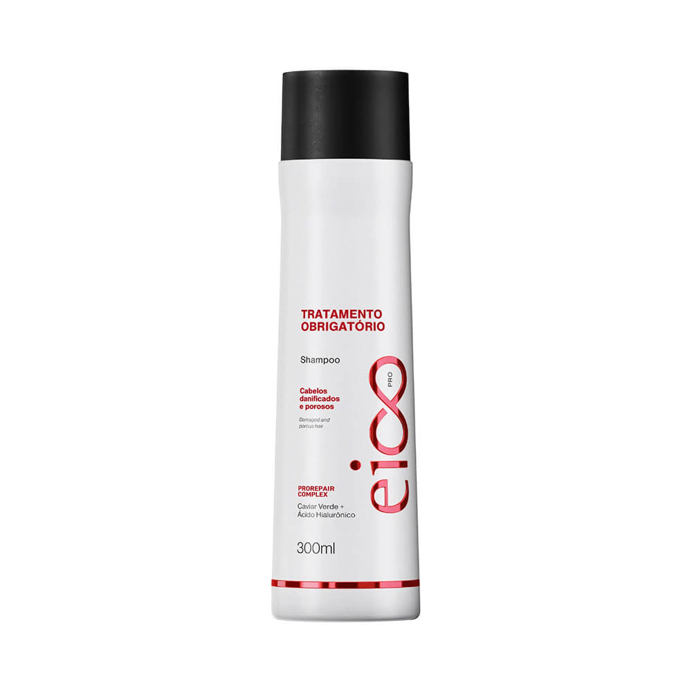 Frasco de shampoo Eico Tratamento Obrigatório 300ml