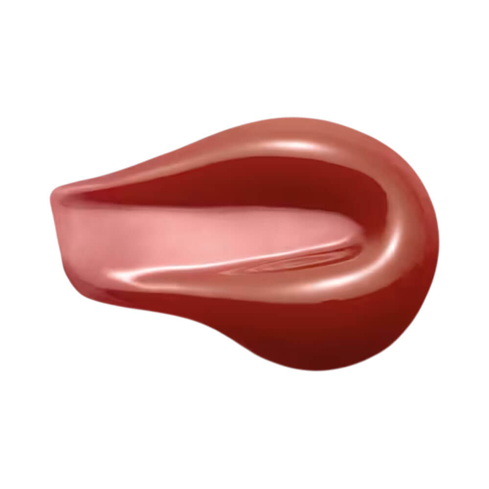 Amostra do Lip Oil Niina Secrets Shine Flowers Rosa Magnífica em cor vermelha intensa