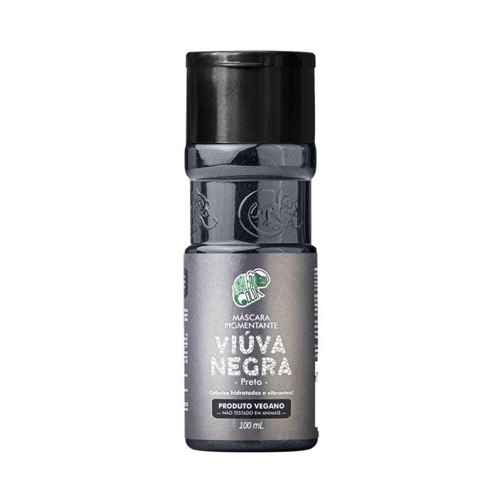 Embalagem da Máscara Pigmentante Kamaleão Color Viúva Negra 100ml