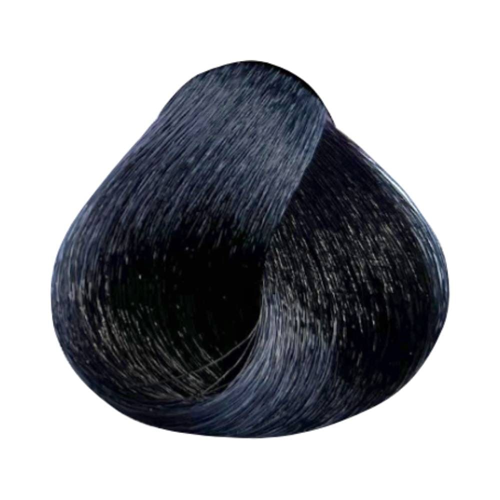 Mecha de cabelo com cor preta intensa da Máscara Pigmentante Kamaleão Color Viúva Negra