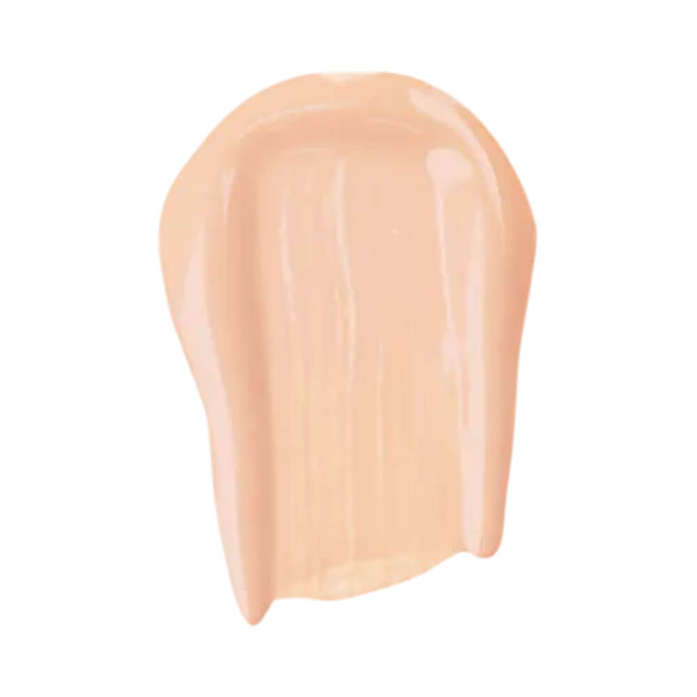 Swatch da Base Líquida Mari Maria Velvet Skin Baunilha mostrando textura cremosa e acabamento matte