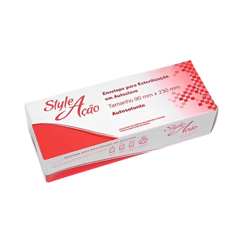 Embalagem do Envelope Style Ação para Autoclave com 50 unidades