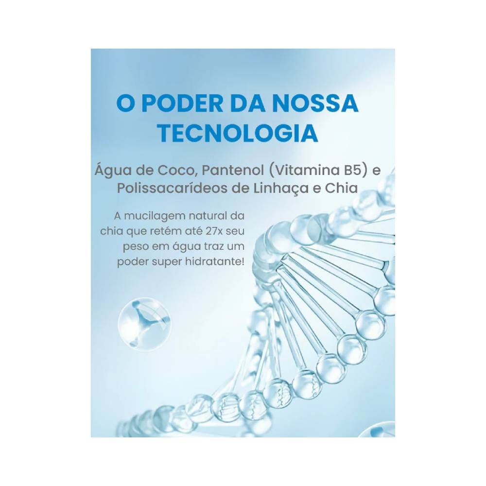 Imagem ilustrativa dos ingredientes hidratantes do Shampoo Cadiveu Essentials Hydra Up