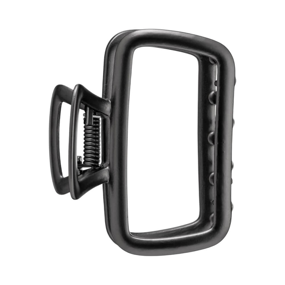 Vista lateral da Piranha Proart Metal Black Retangular mostrando o mecanismo de mola