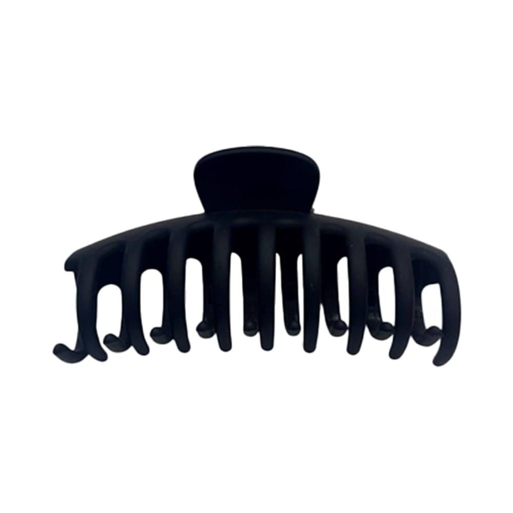 Prendedor de cabelo grande preto fosco com dentes espaçados da marca The Pro